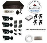 Kit Vídeo Monitoramento 8 Câmeras IR